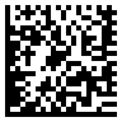 Beispiel eines Data Matrix-Versandbarcodes