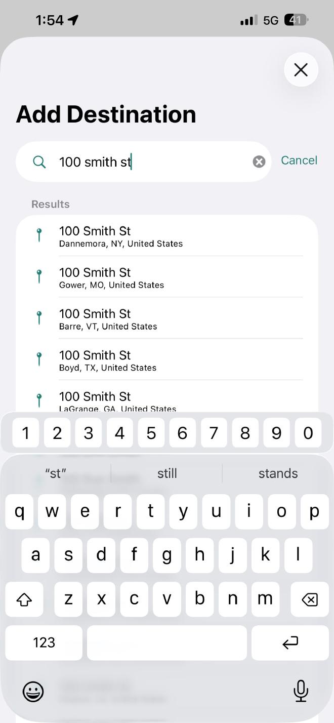 Buscar direcciones o nombres de negocios