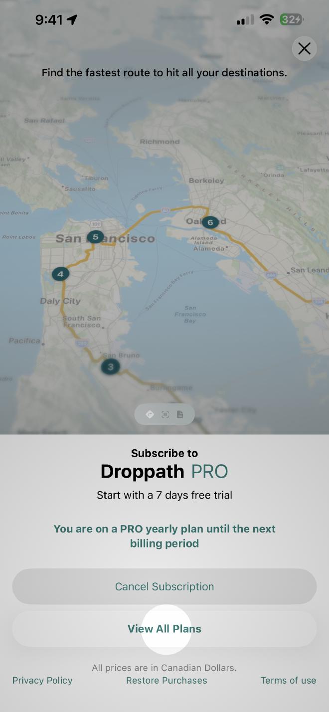 Acceder al menú de cuenta